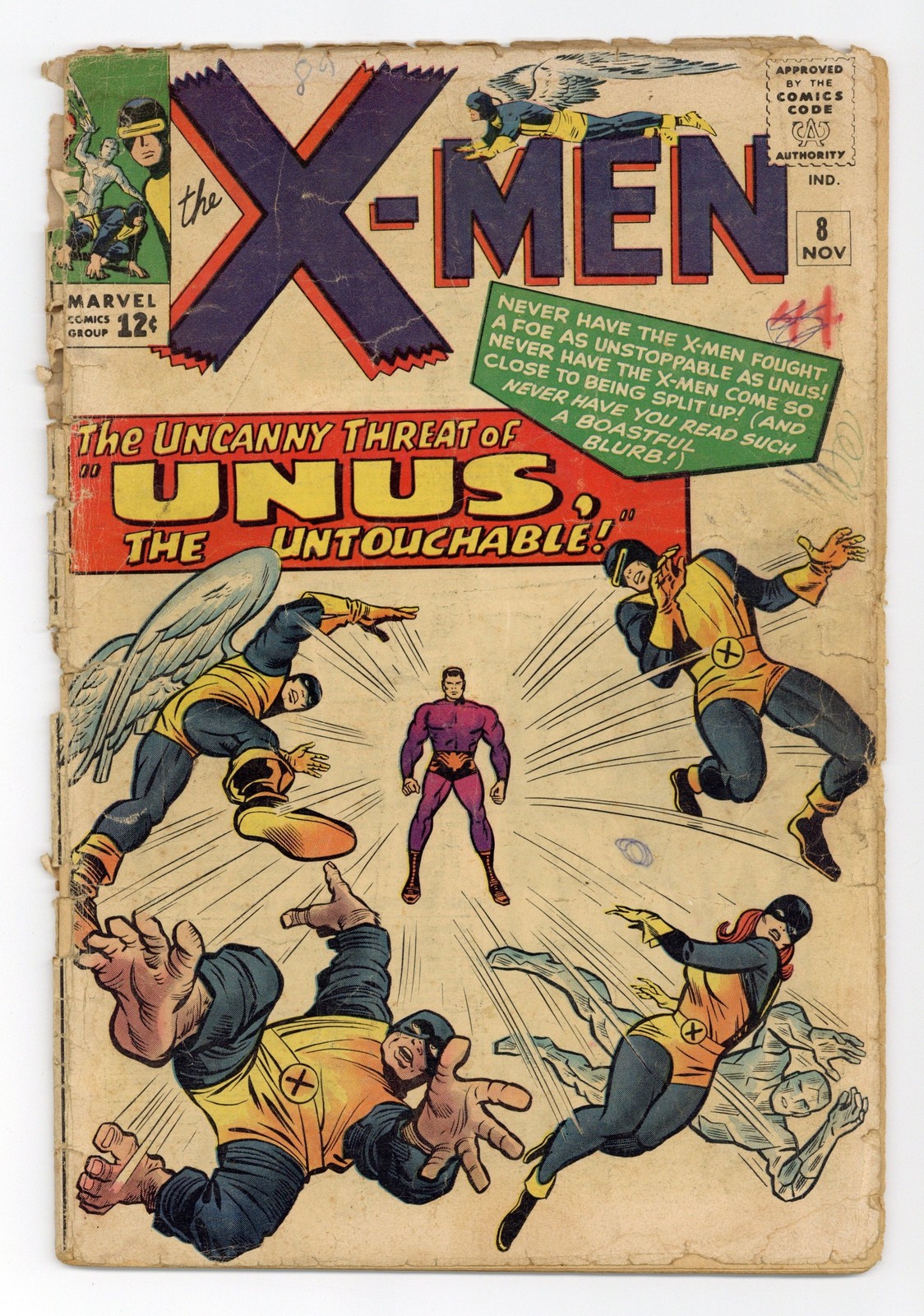 Uncanny X-Men #8 FR/GD 1.5 1964