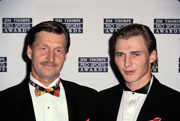 Viktor Fedorov & Sergei Fedorov 3rd Jim Thorpe Pro Sports Awards a- Old Photo 2