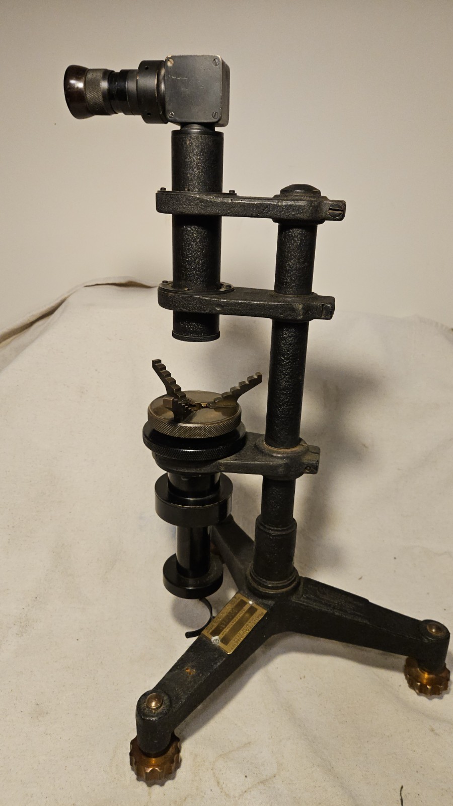WWII US Navy Bureau Of Ordenance Naval Gun Factory Lens Cementing Instrument