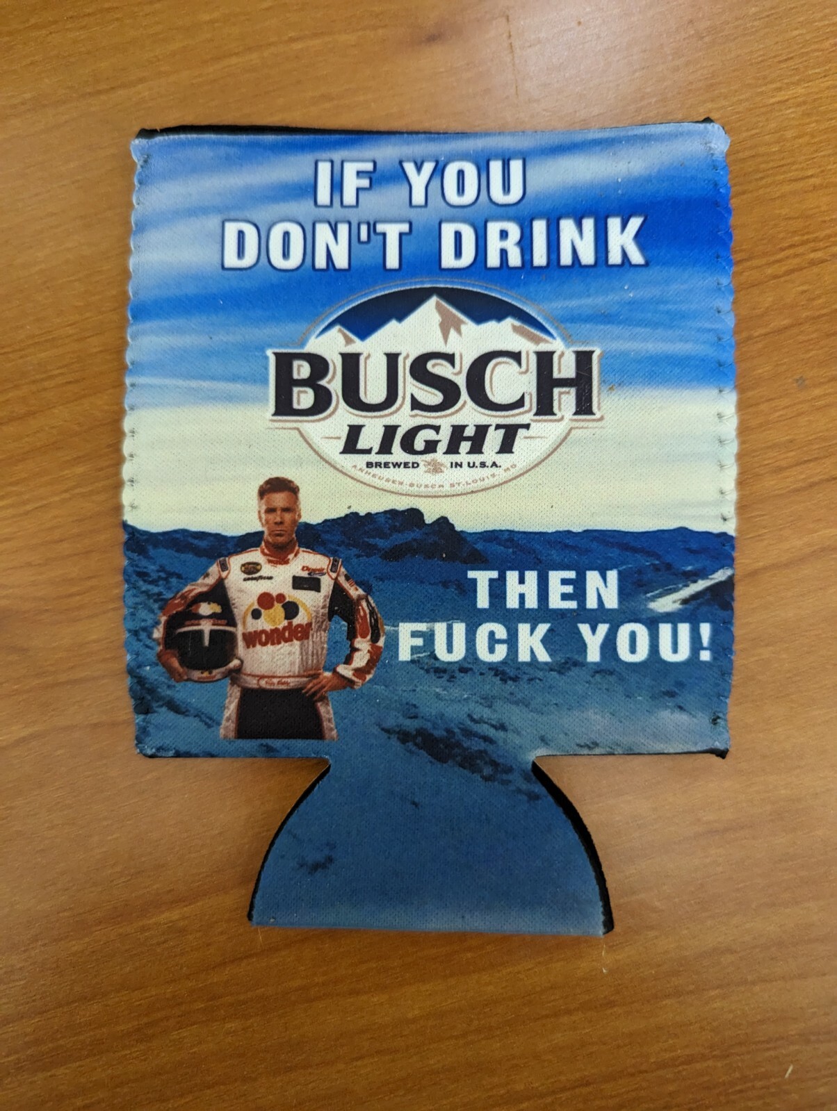 One busch light Beer pop soda can koozie cooler river camping kayaking fishing One busch light Beer pop soda can koozie cooler river camping kayaking fishing