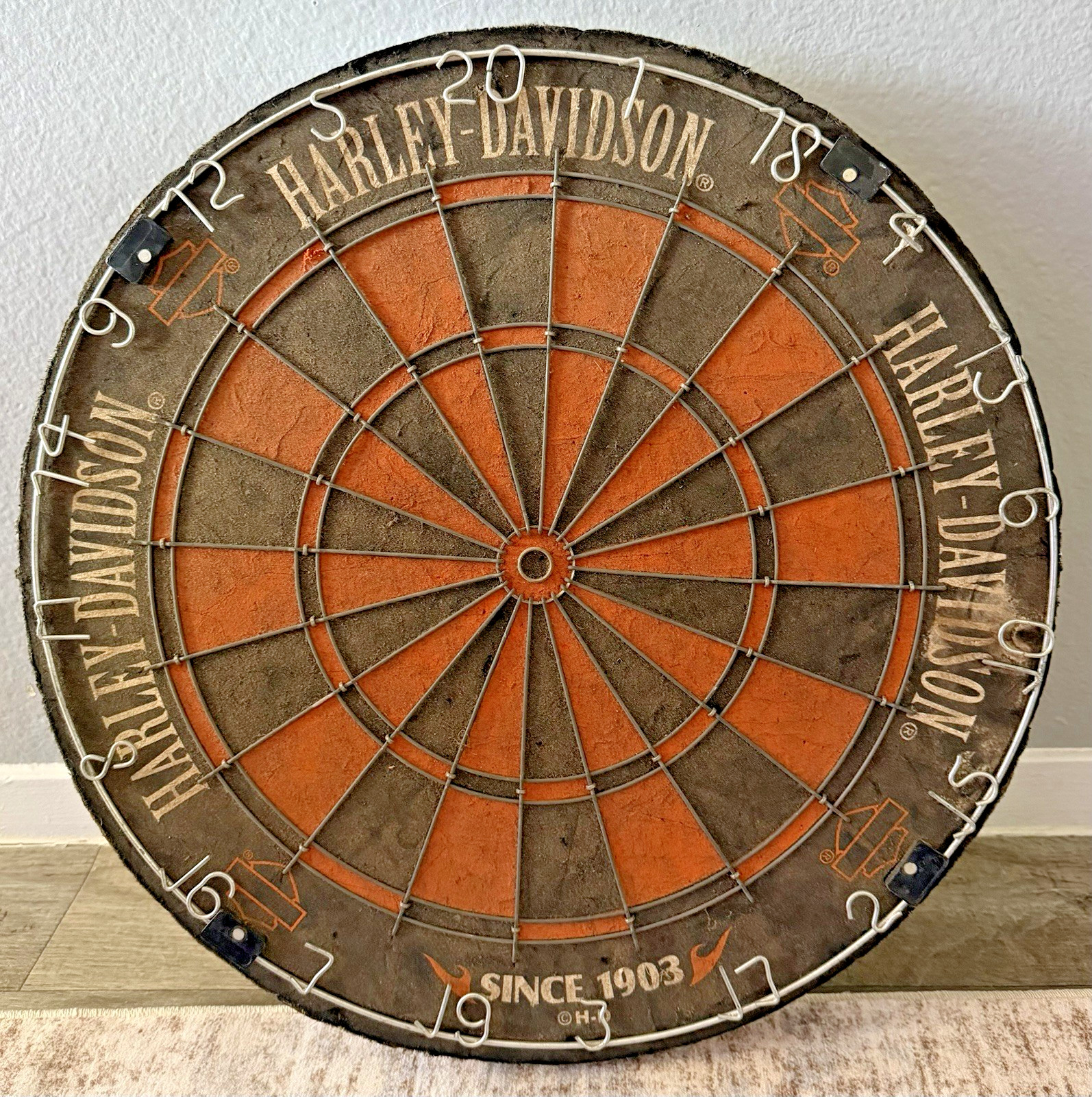 Vintage Harley Davidson Since 1903 Dartboard Vintage Harley Davidson Since 1903 Dartboard