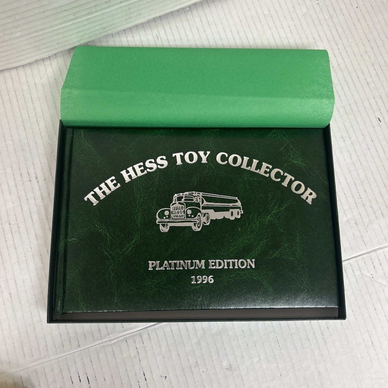 The Hess Toy Collector Book Platinum Edition 1996 #1515/5000 The Hess Toy Collector Book Platinum Edition 1996 #1515/5000