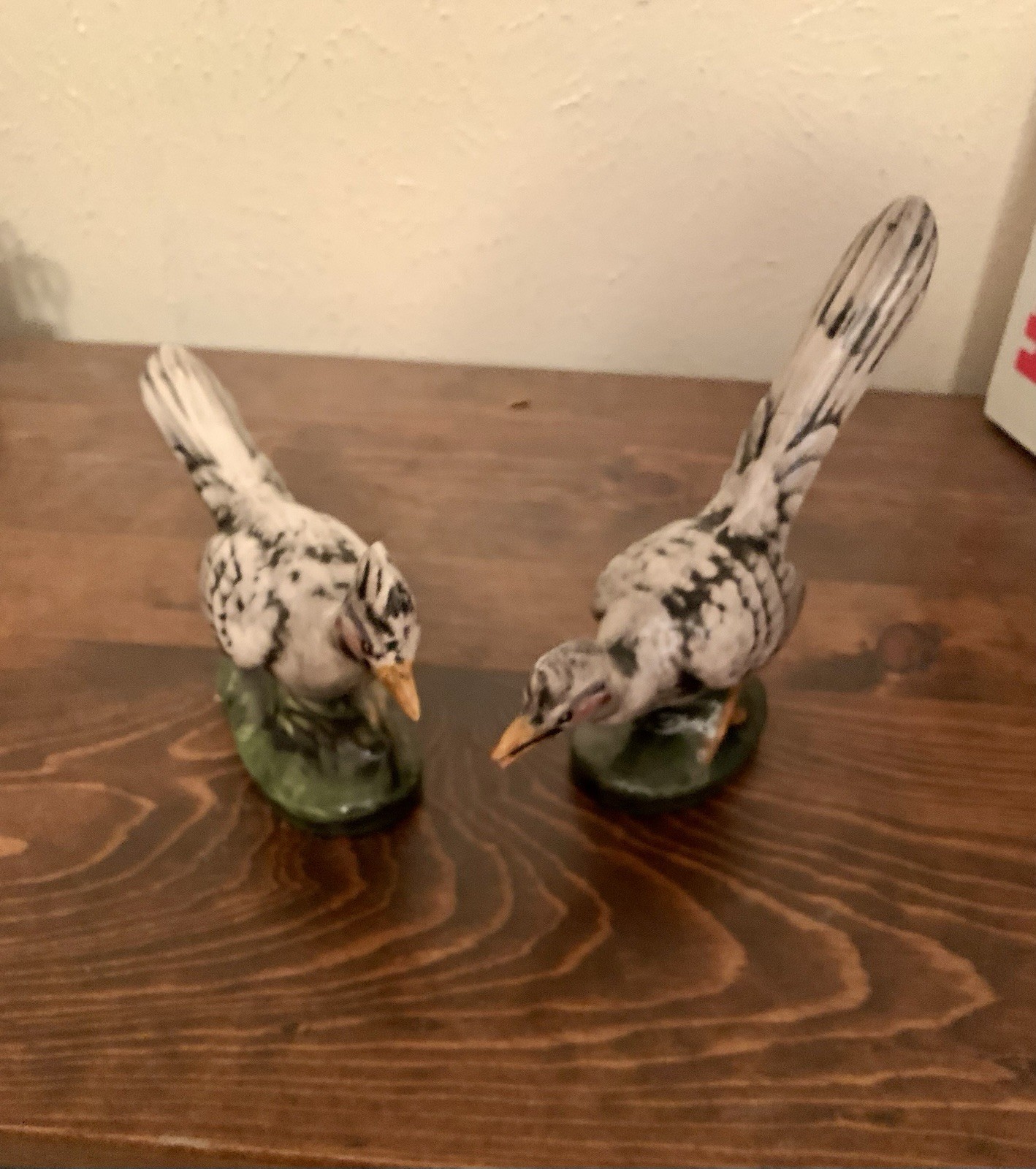 Vintage Ceramic Quail Figurines