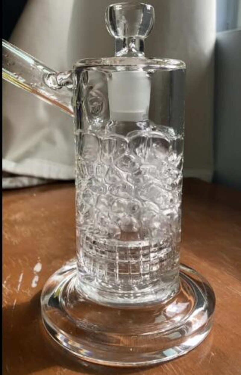 Percolator matrix tire Glass Water Pipe Helix rig Hookah 18mm Quality bottom