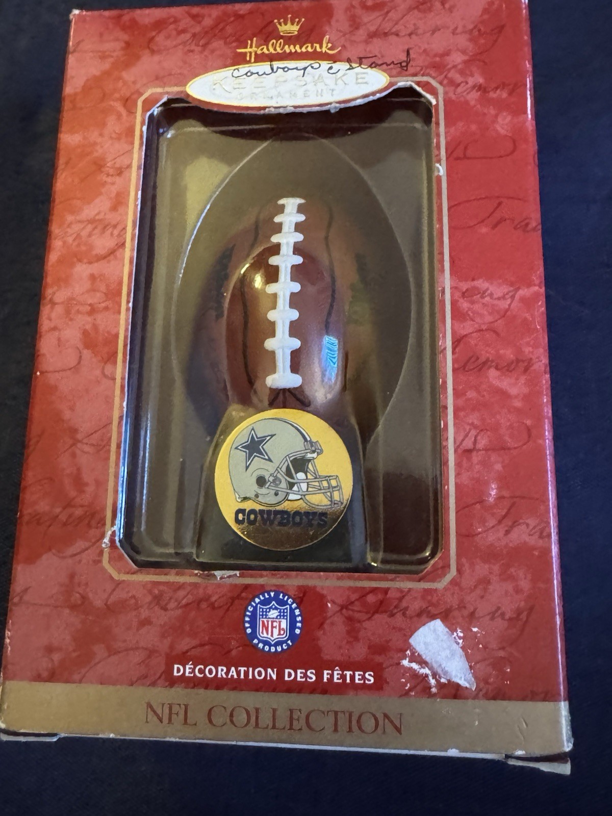 Vintage HALLMARK Dallas Cowboys Ornament 2000