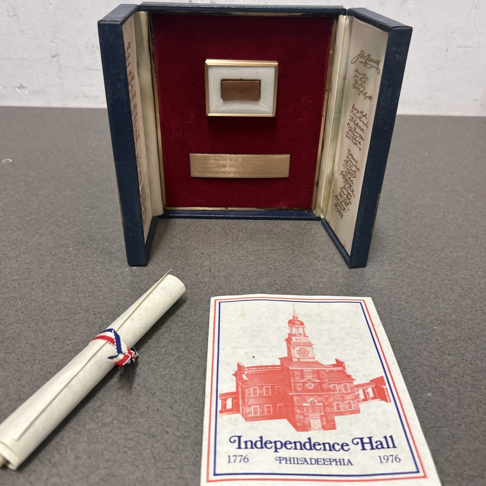 Independence Hall Authentic Wood Chip from Original Beam 1776 Philadelphia Independence Hall Authentic Wood Chip from Original Beam 1776 Philadelphia