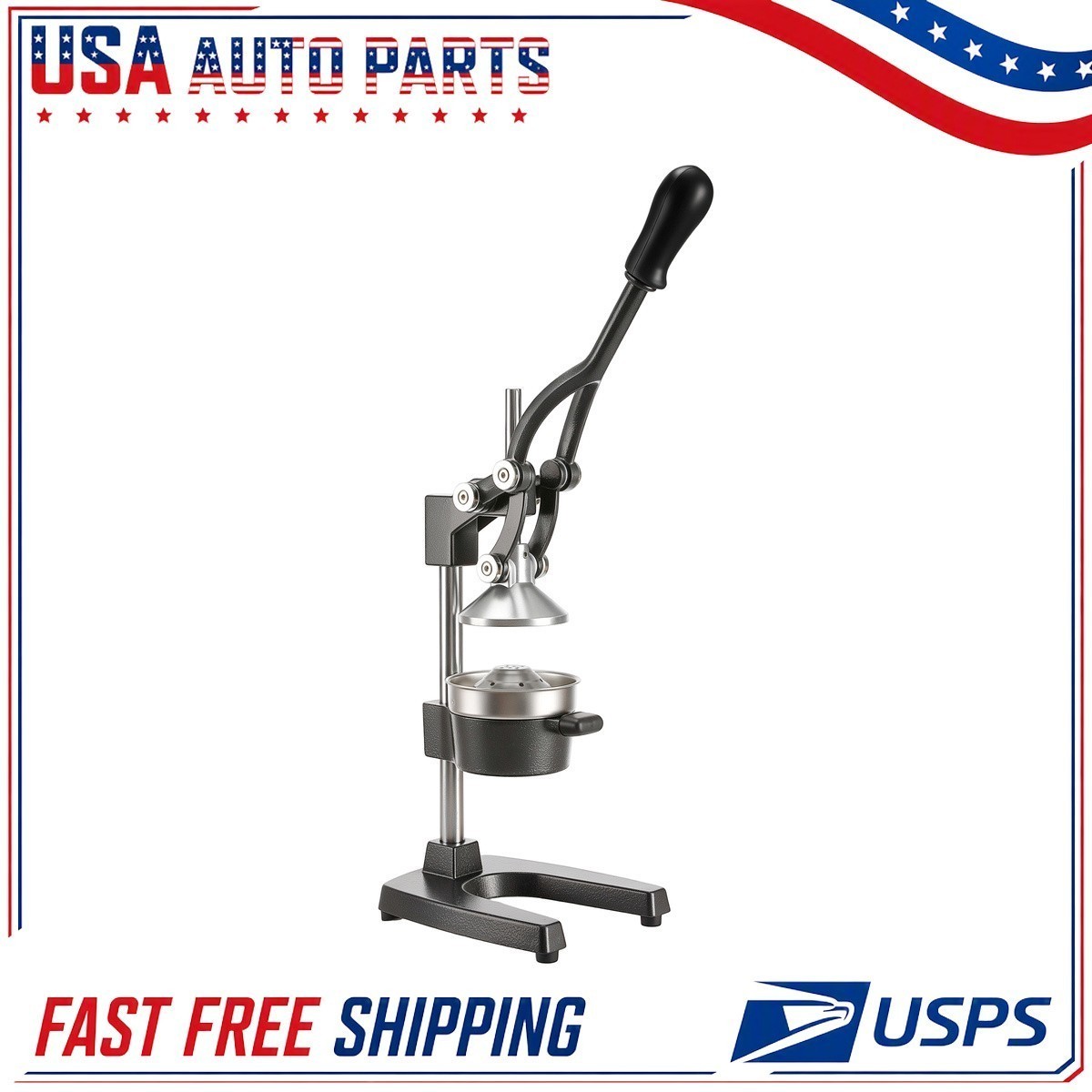 Cast Iron Citrus Juicer Heavy Duty Manual Hand Press Juice Squeezer Extra Large