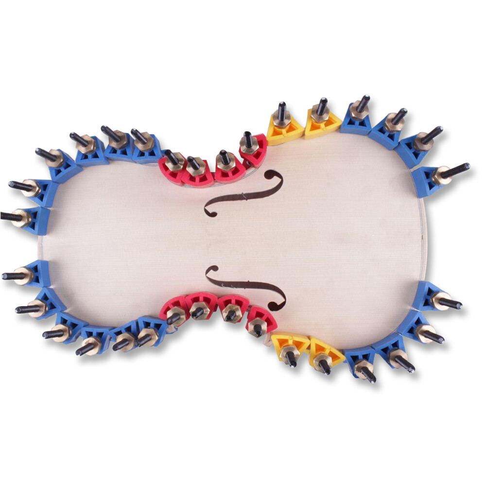 32pcs 4/4 size Violin clamp Fix top and back Luthier Repair Tools Durable Strong