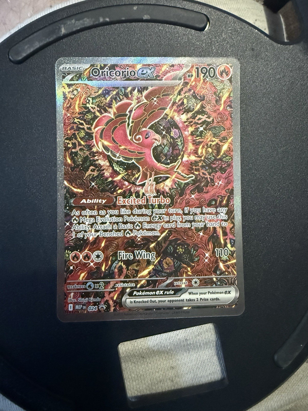 Oricorio ex 024 ME: Mega Evolution UPC Promo Holo Pokemon Card NM Oricorio ex 024 ME: Mega Evolution UPC Promo Holo Pokemon Card NM