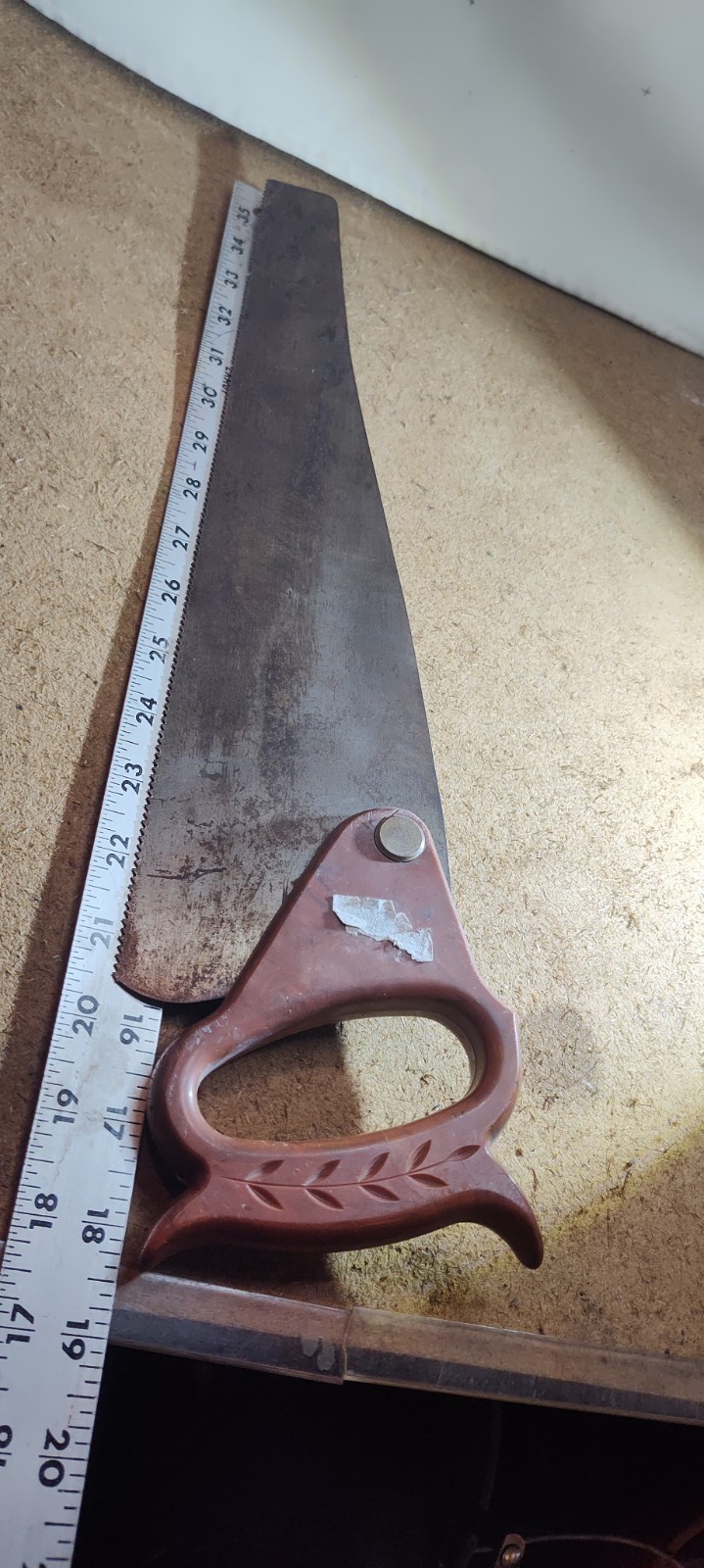  Great Neck Saw-Carpenter Saw-Warranted Tempered Steel-Mineola, N.Y-Vtg.