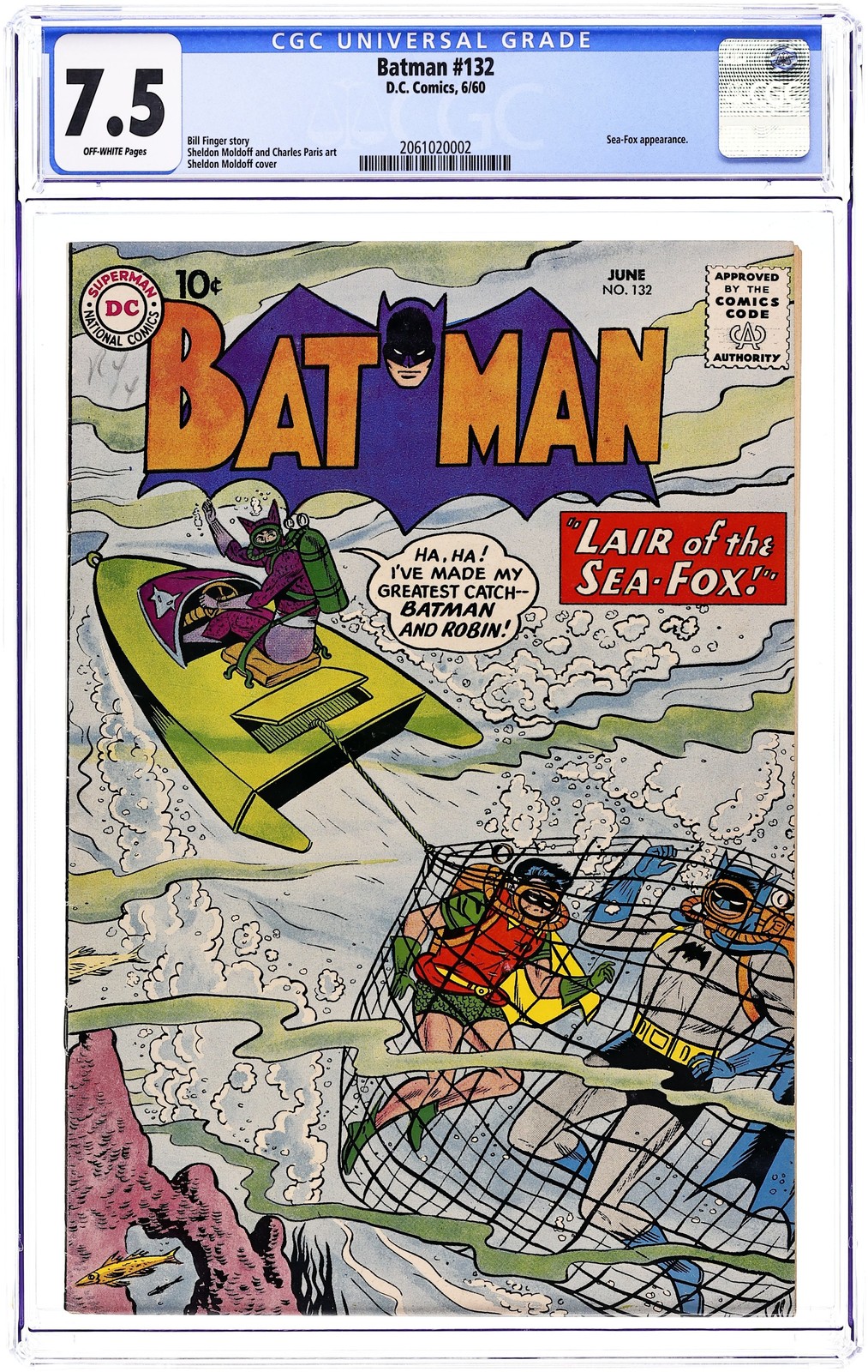 Batman #132 CGC 7.5 1960 2061020002