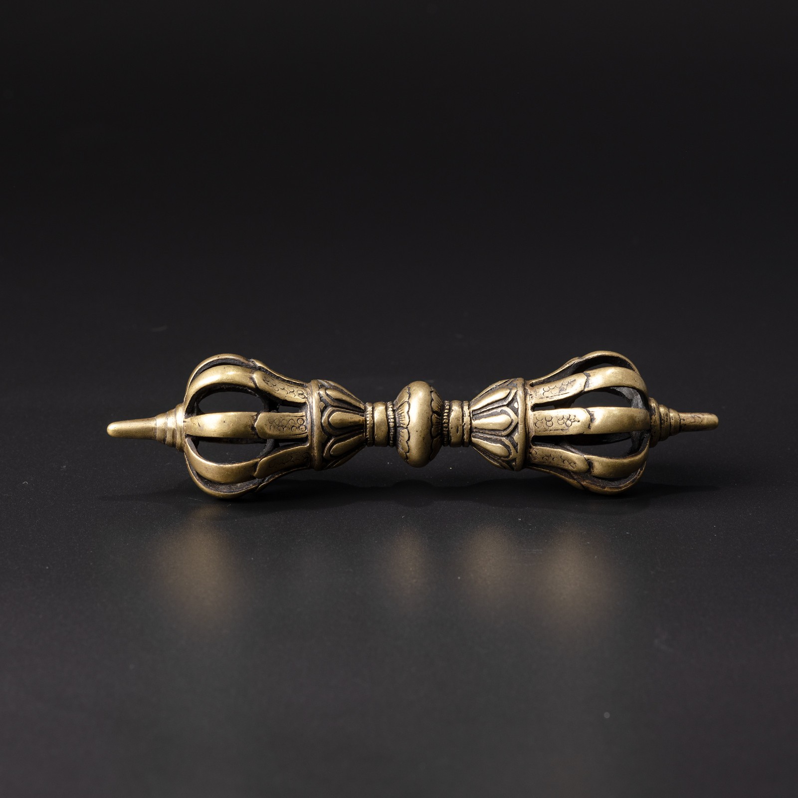 Bronze Vajra, Tibet, 15th–16th Century Style
