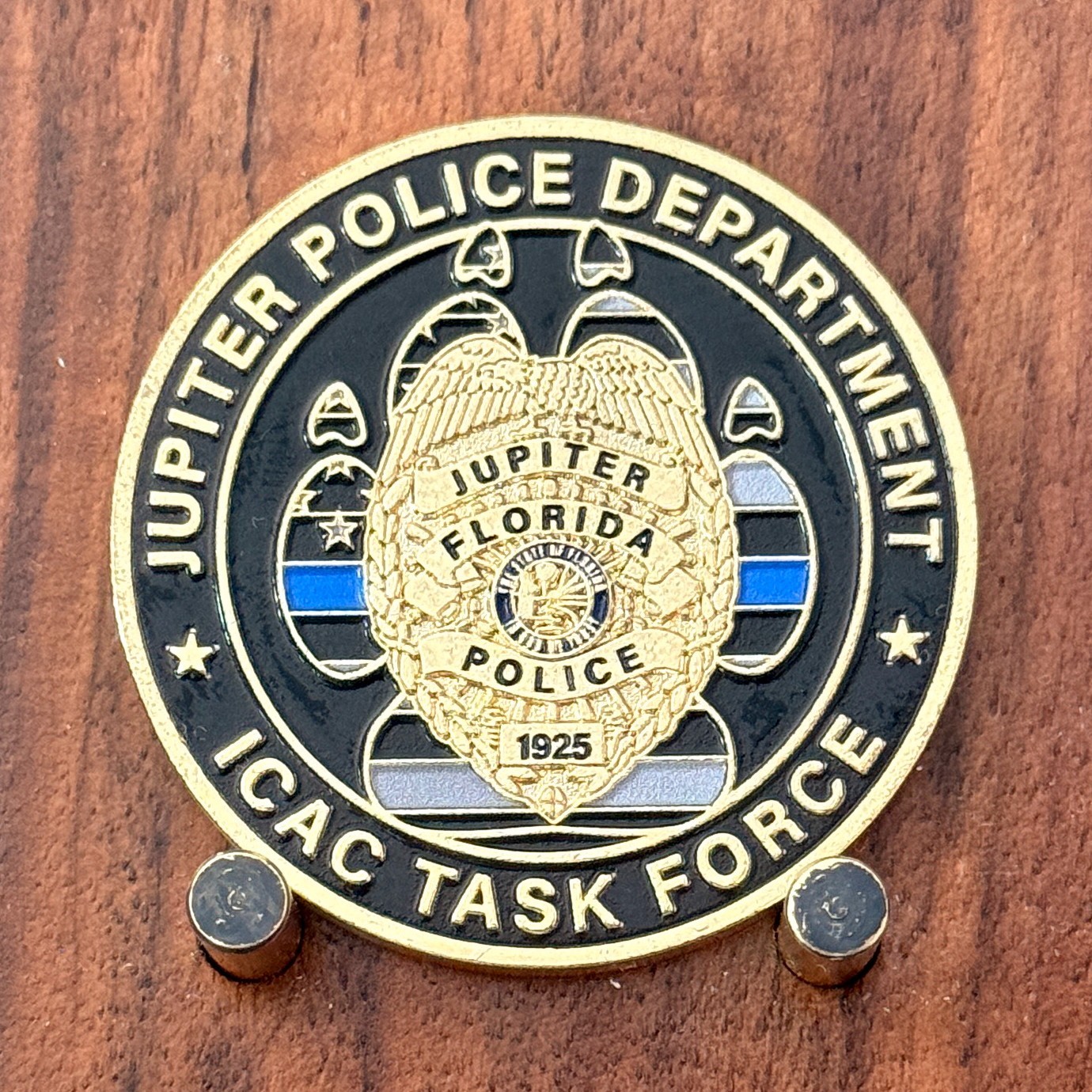 Jupiter Police Department ICAC Task Force Challenge Coin  W#26