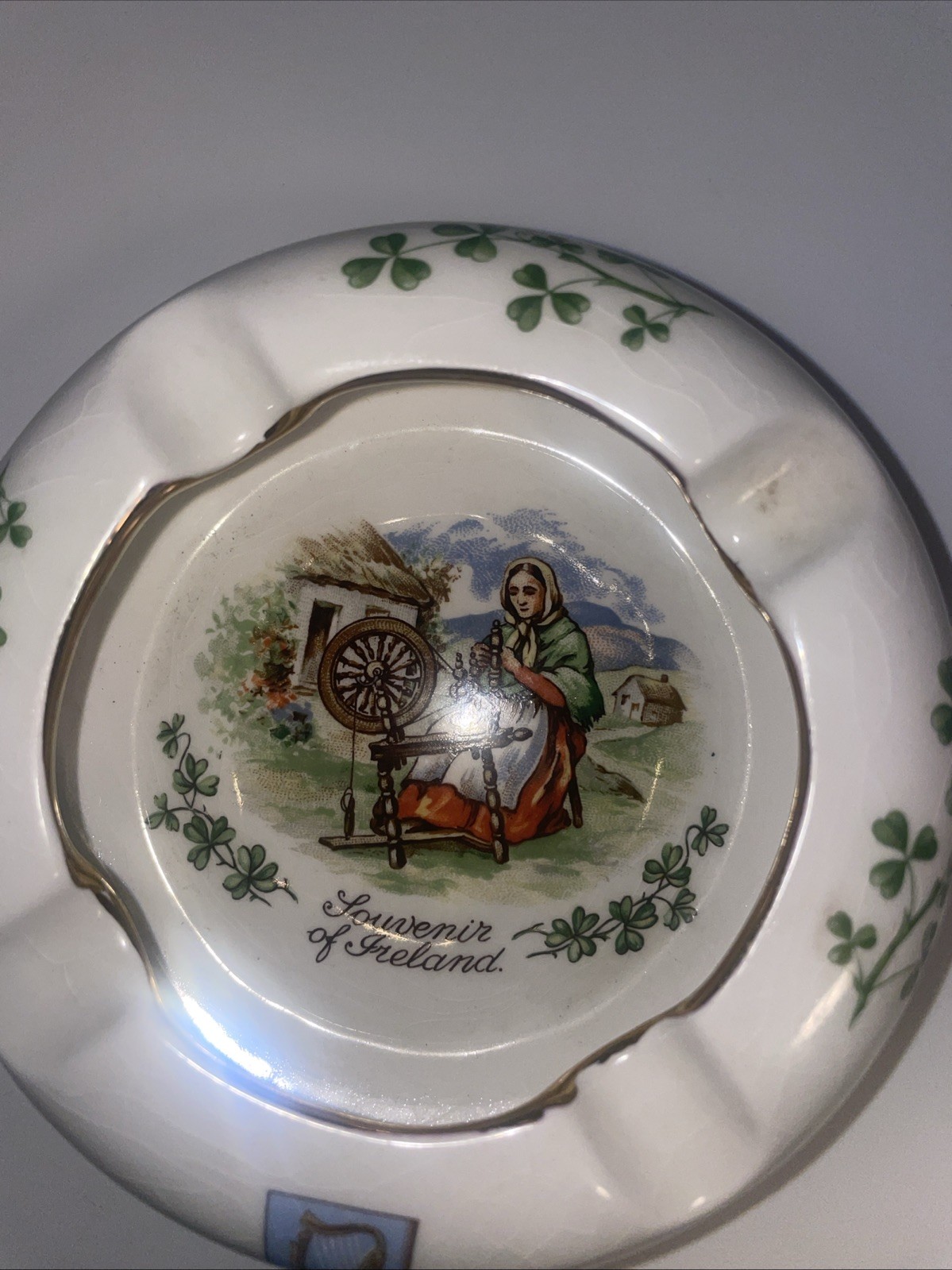 Ireland Souvenir Ash Tray Vintage Irish Souvenir Brand Made In Allow Ireland Souvenir Ash Tray Vintage Irish Souvenir Brand Made In Allow