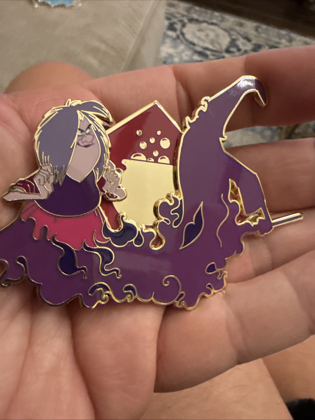 DLP MADAME MIM Pin Disneyland Paris LE 700 Villain W/ Hero Silhouette Pin DLP MADAME MIM Pin Disneyland Paris LE 700 Villain W/ Hero Silhouette Pin