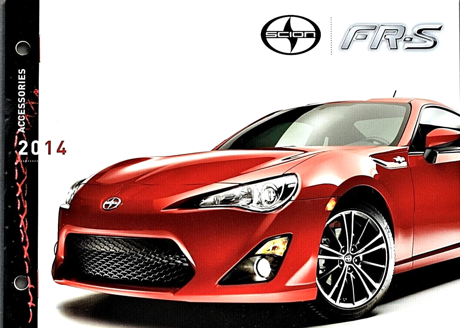 ORIGINAL 2014 SCION FRS FACTORY PERFORMANCE PARTS CATALOG ~ 16 PAGES