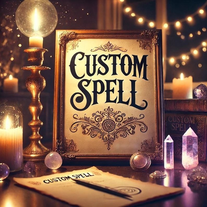 POWERFUL CUSTOM Spell – Manifest Your Intentions & Unlock Personal Power RARE