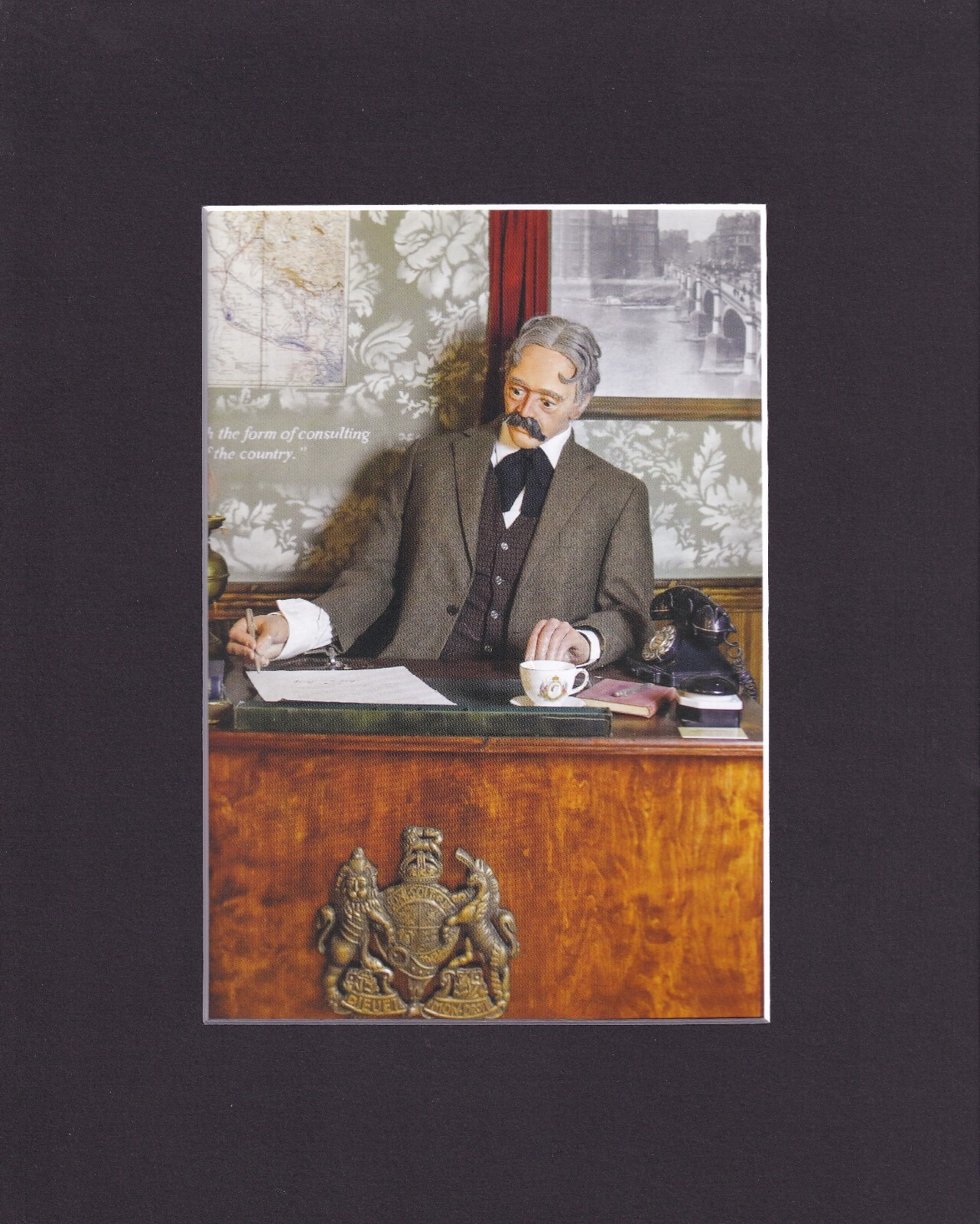 8X10 Matted Print Graffiti Art Picture, Banksy: Walled Off Hotel Museum