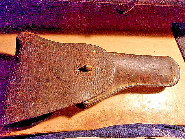 ROCK ISLAND ARSENAL 1916 U.S. HOLSTER FOR 1911 .45 PISTOL, T.C.C. STAMPED 