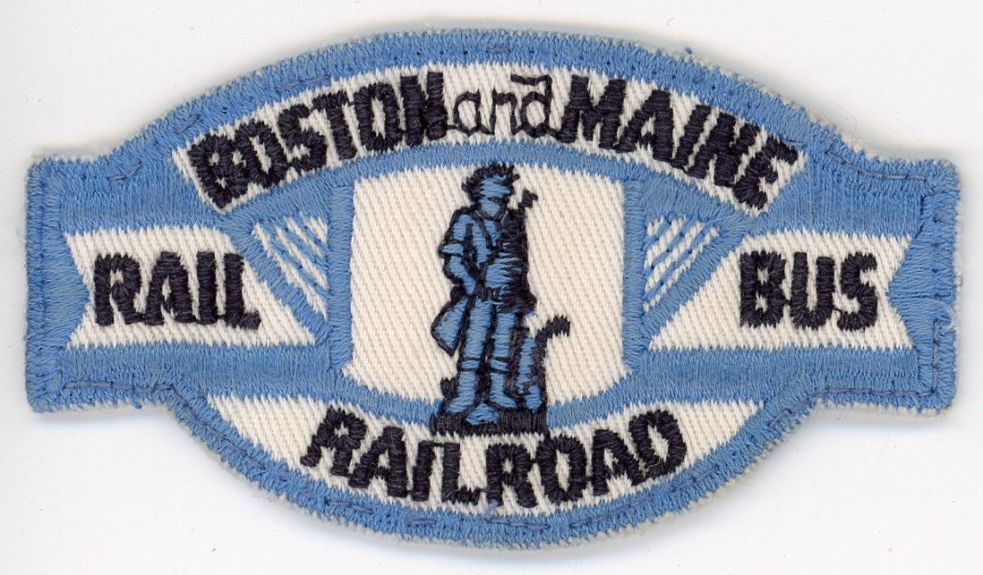 Vintage Boston & Maine Railroad Bus Patch 3.5\