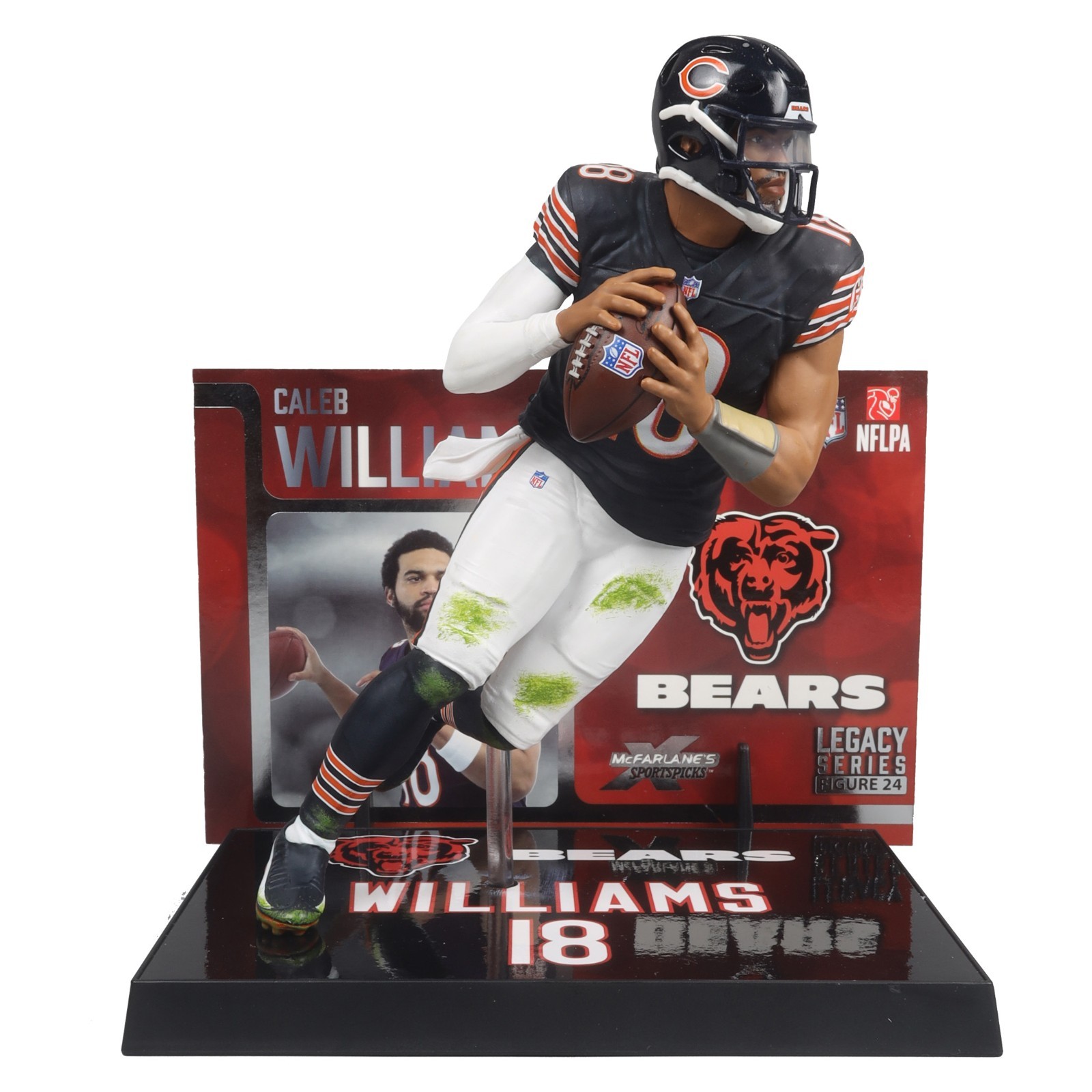 McFarlane Toys Caleb Williams Chicago Bears NFL Figure – 7″ Scale Blue Jersey McFarlane Toys Caleb Williams Chicago Bears NFL Figure – 7″ Scale Blue Jersey
