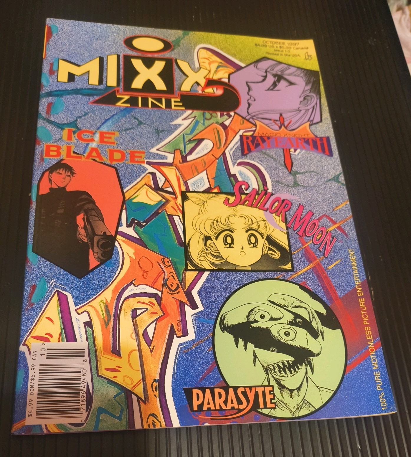 Mixx Zine Issue #1 - 1-2 Sailor Moon Parasyte October Tokyopop Series 1997 Mag Mixx Zine Issue #1 - 1-2 Sailor Moon Parasyte October Tokyopop Series 1997 Mag