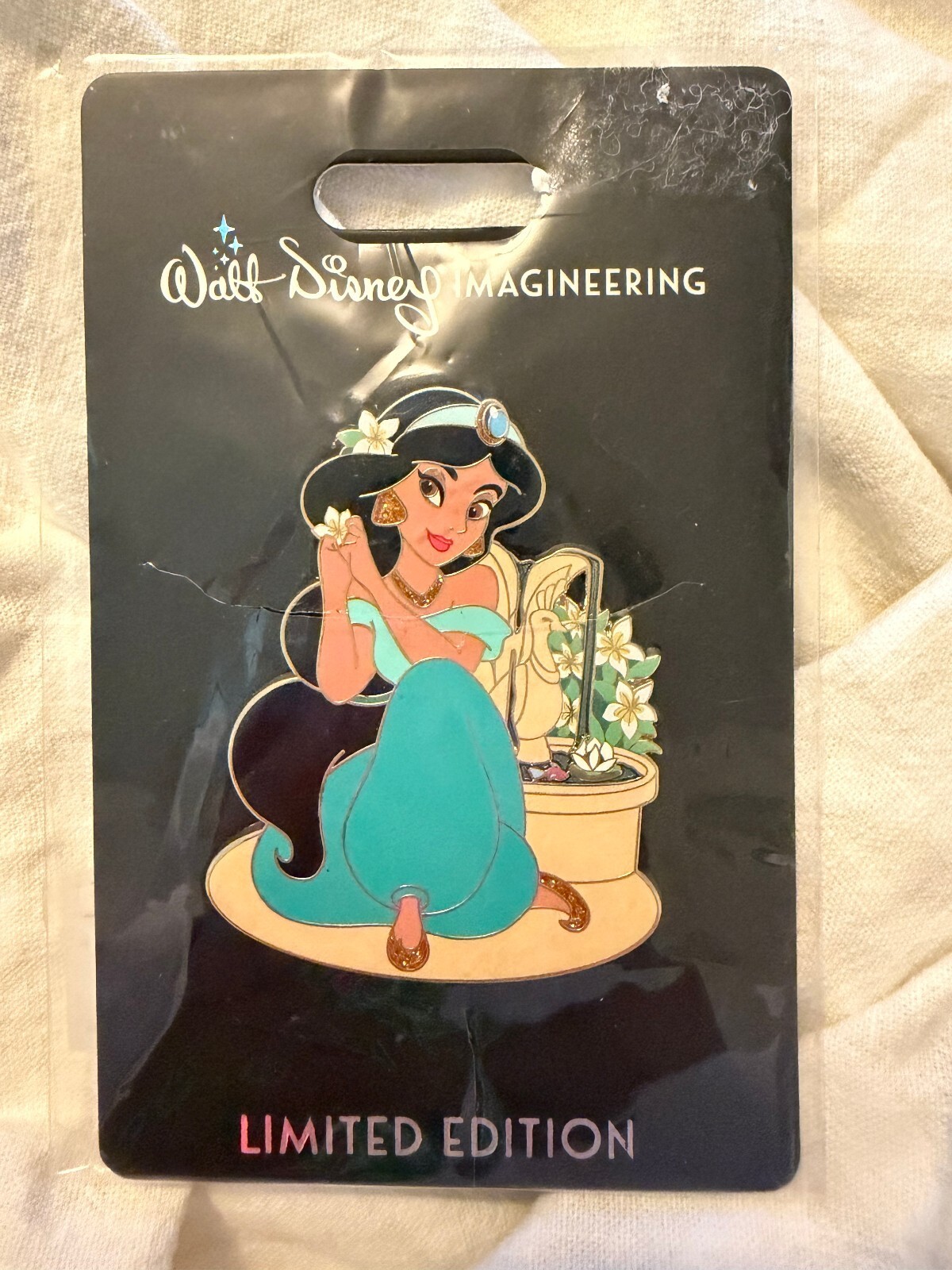 Disney WDI MOG Jasmine Aladdin Princess Flower Girl Pin LE 300 Disney WDI MOG Jasmine Aladdin Princess Flower Girl Pin LE 300
