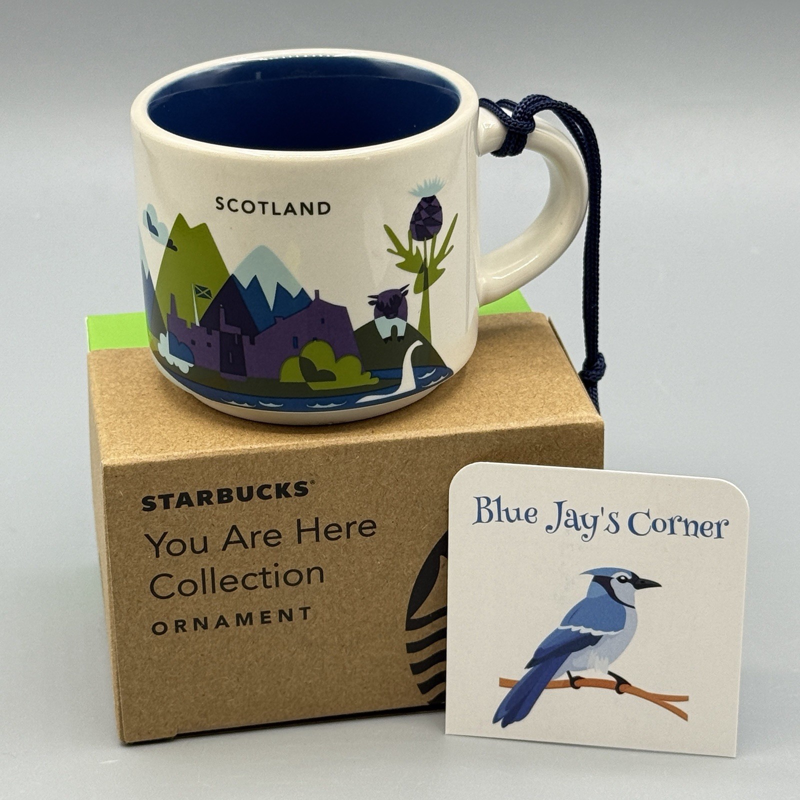 Starbucks Scotland You Are Here Ornament Mug 2oz Demi Tasse Espresso UK