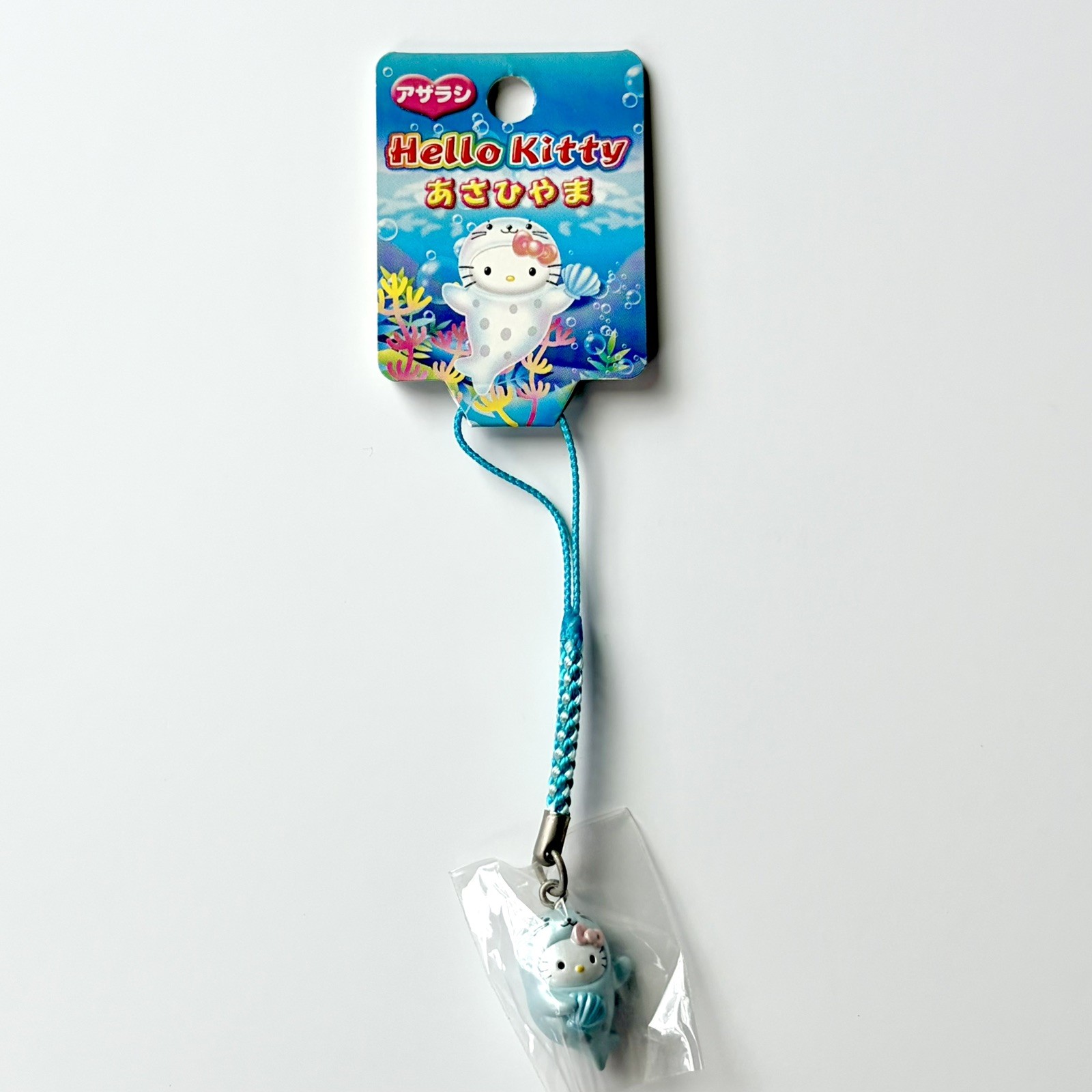 SANRIO Gotochi Local Hello Kitty Vintage Keychain Hokkaido Asahiyama Seals 2007