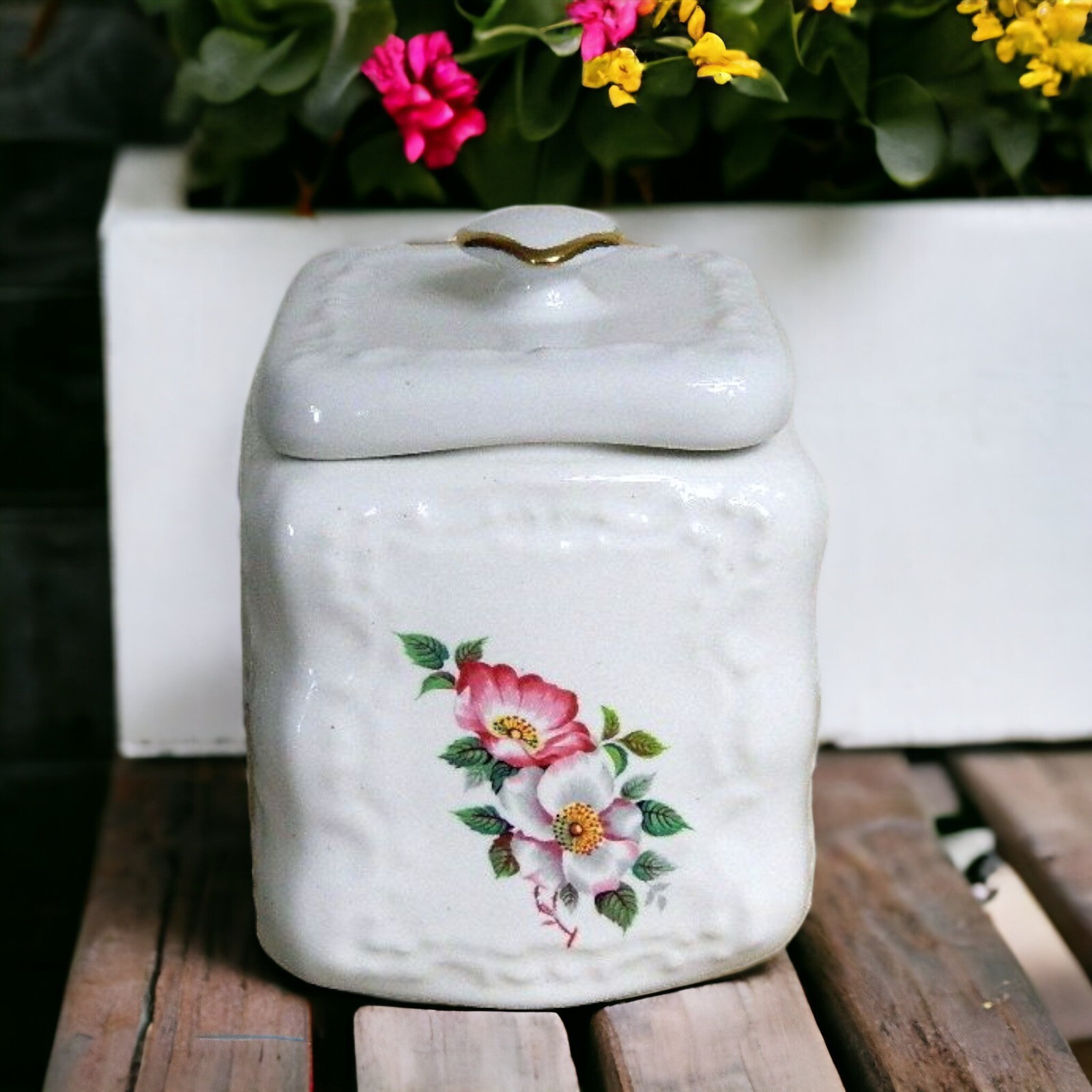Vtg House Of Webster Canister Cookie Biscuit Jar Farmhouse Shabby Chic Vtg House Of Webster Canister Cookie Biscuit Jar Farmhouse Shabby Chic