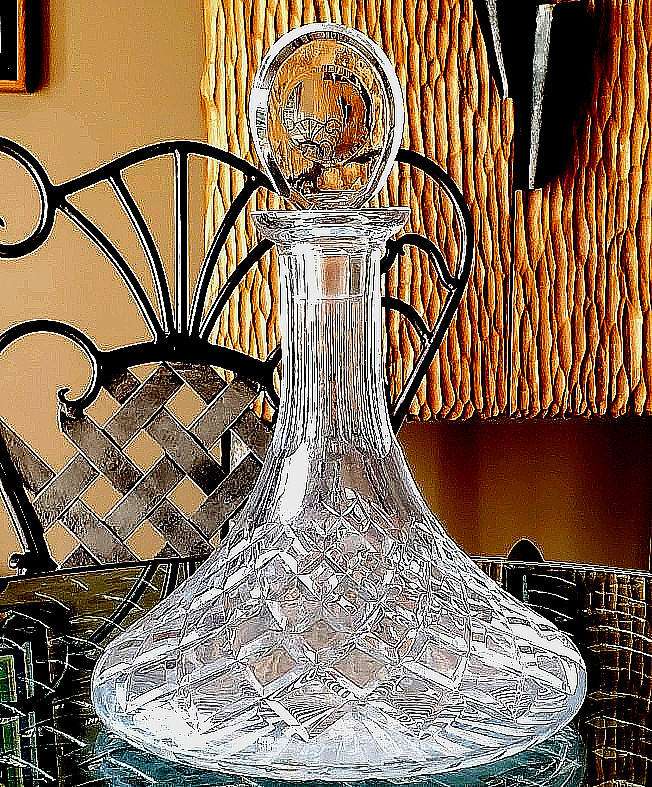 WATERFORD ALANA SHIPS DECANTER W/ 