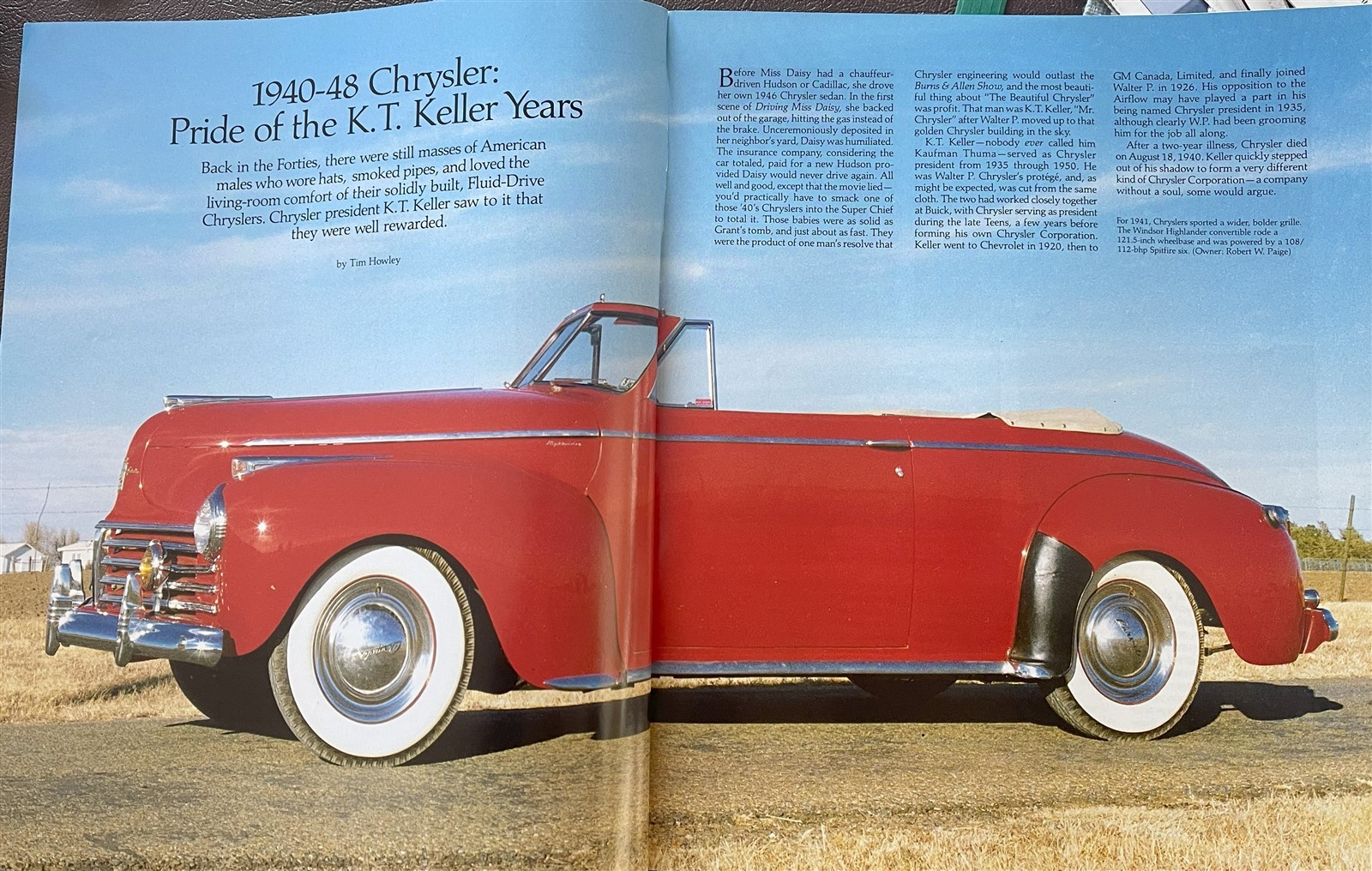1940 1941 1942 1946-1948 CHRYSLER 16 PG Article ROYAL WINDSOR NY