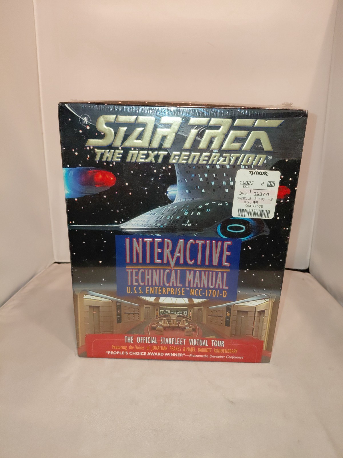 STAR TREK THE NEXT GENERATION INTERACTIVE TECHNICAL MANUAL  GAME SEALED 