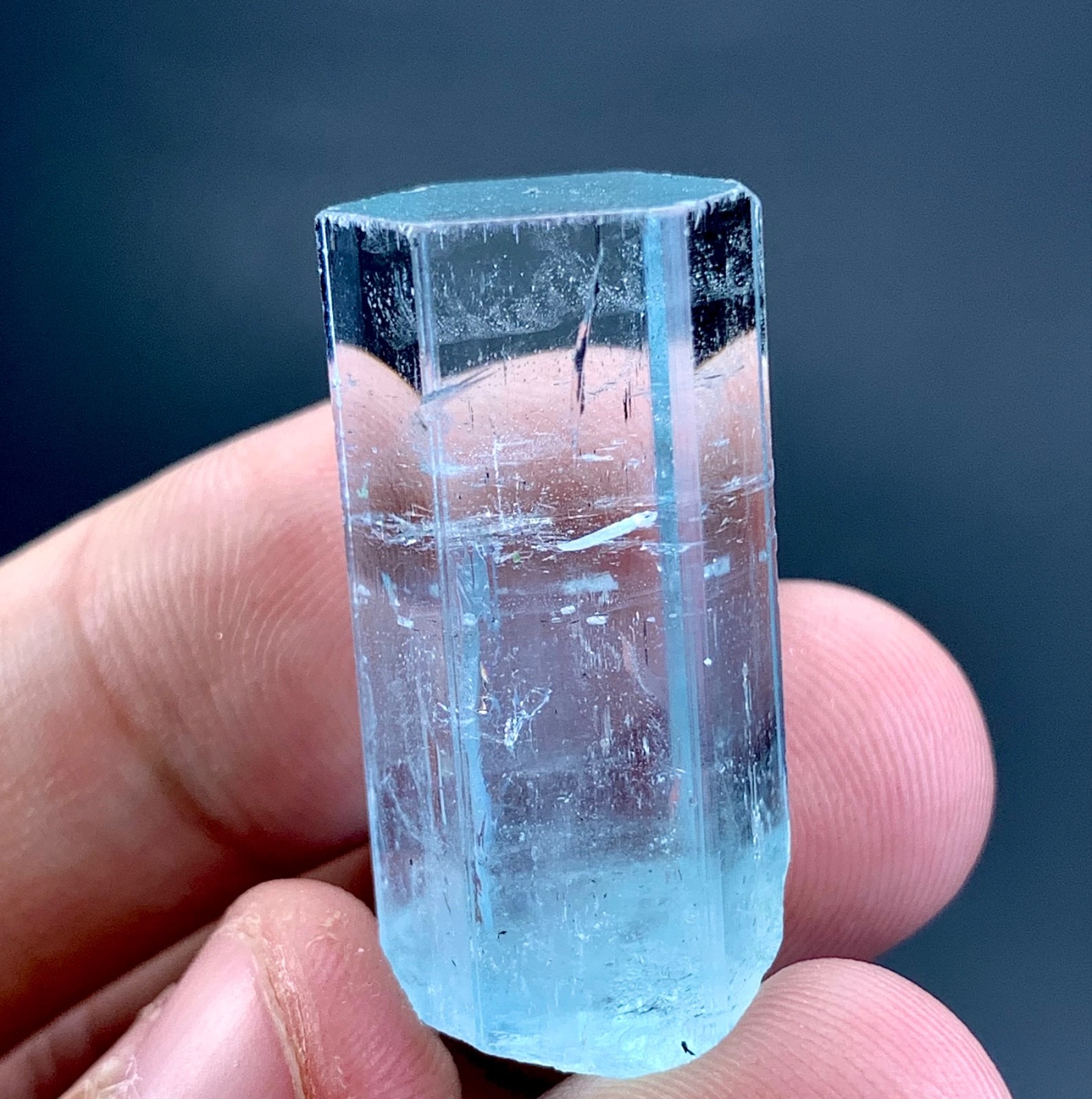 58 Carat Aquamarine Crystal Specimen From Pakistan