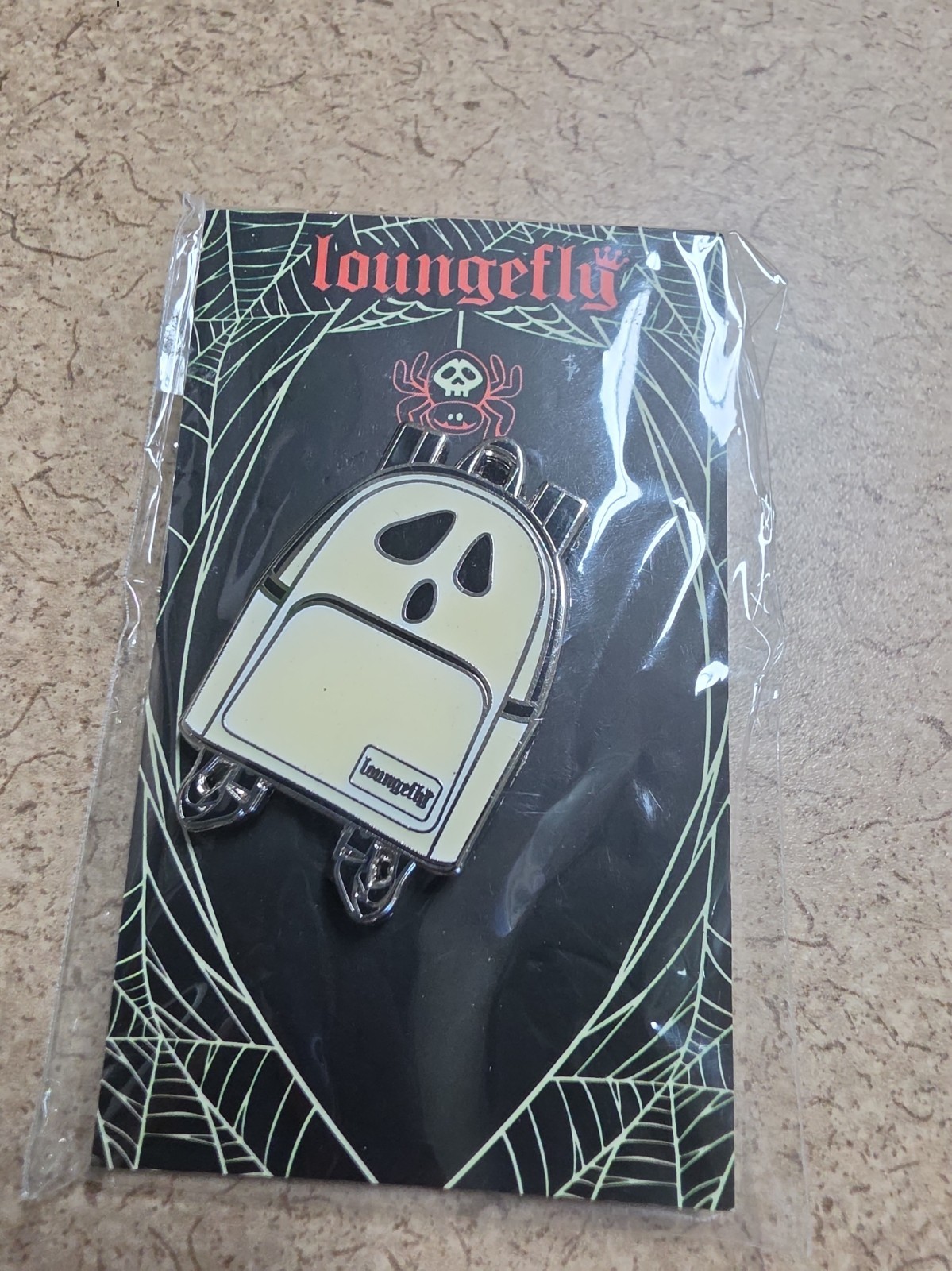 Loungefly Ghost backpack Pin 2022 NYC Super Rare. Frightmare on fun street