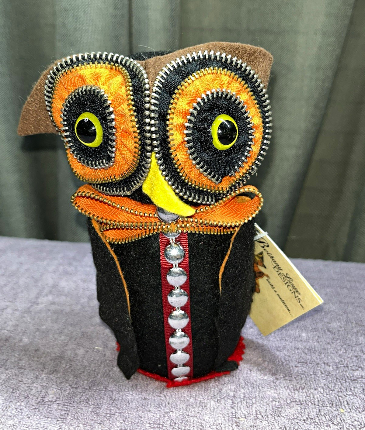 Vintage Bethany Lowe Designs Handmade Halloween Owl Brand New w/Tag Collectible Vintage Bethany Lowe Designs Handmade Halloween Owl Brand New w/Tag Collectible