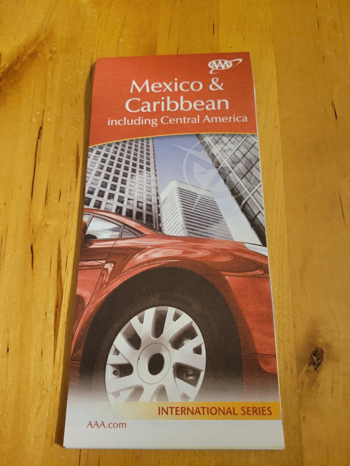 AAA Mexico and Caribbean Map International series CENTRAL AMERICA MAP
