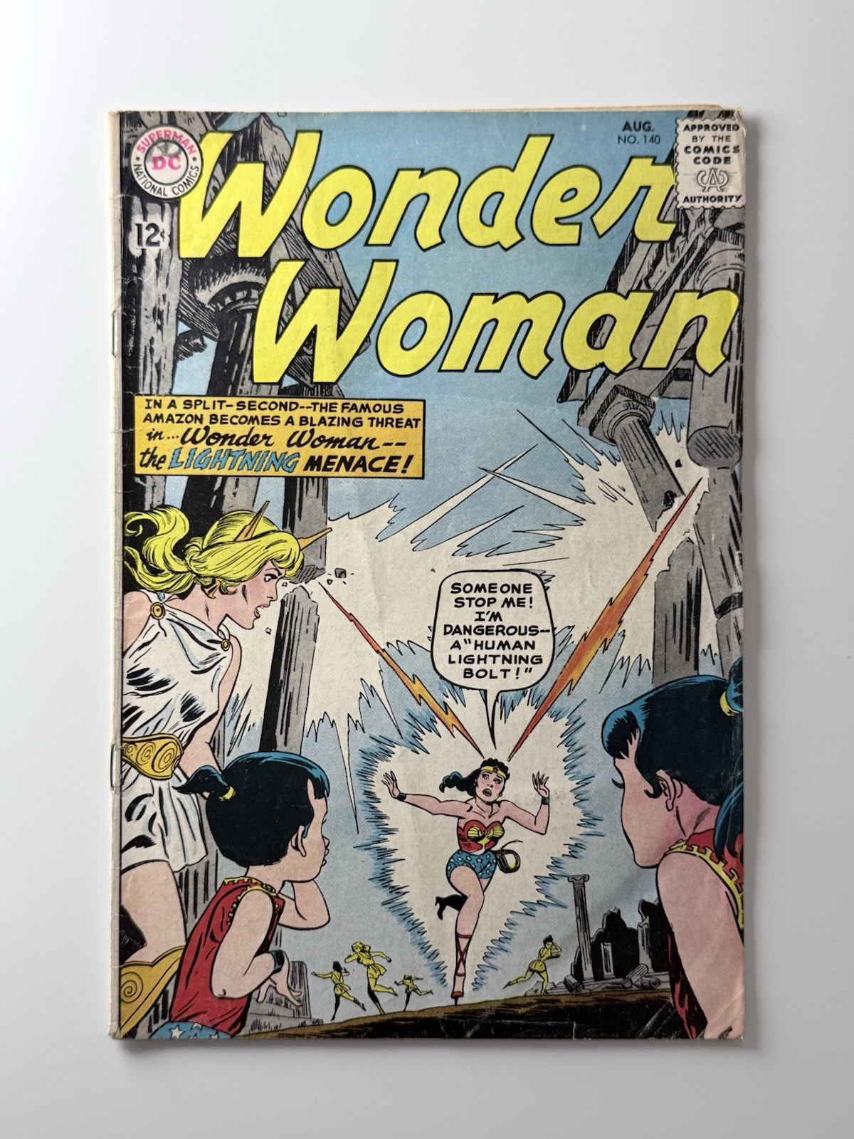 Wonder Woman #140 DC Comics August 1963 Wonder Woman #140 DC Comics August 1963