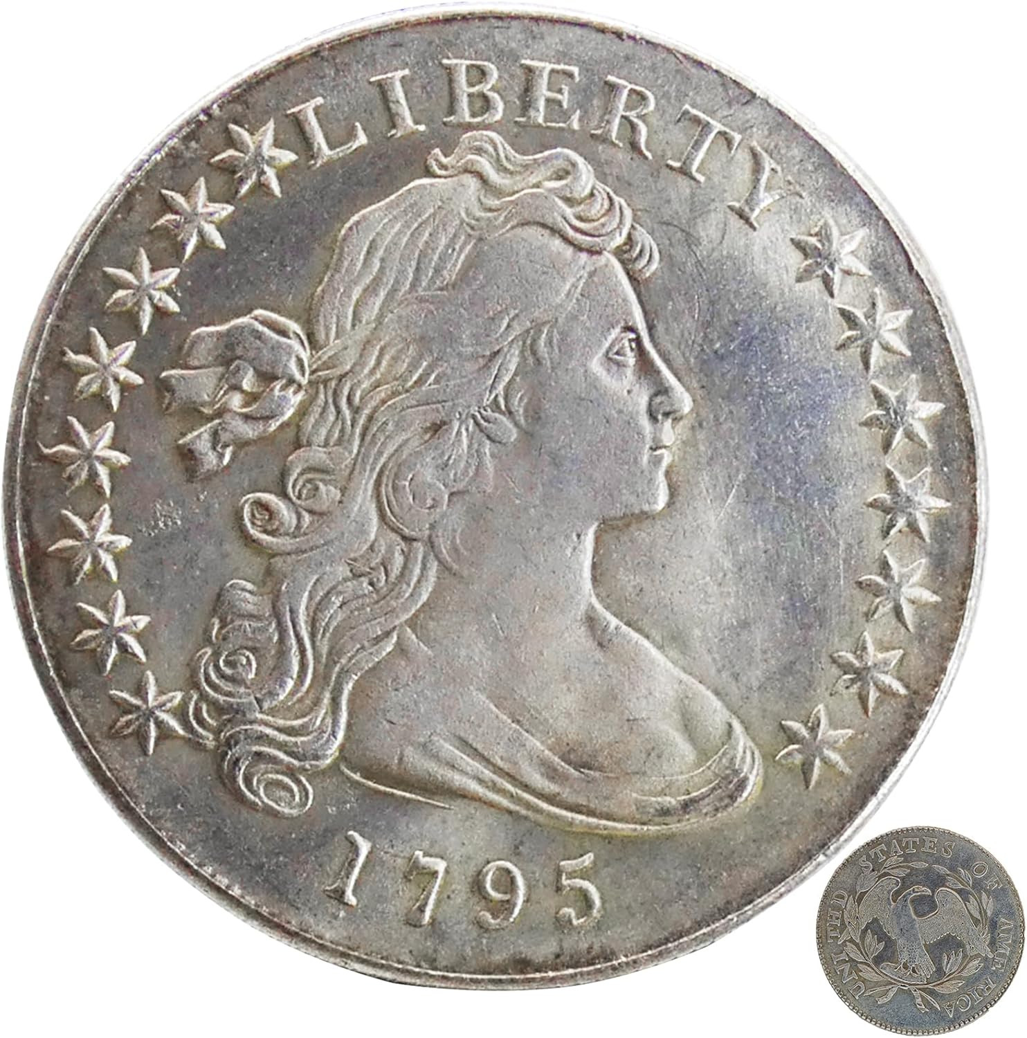 Rare Collectible Antique Historical Coin Exquisite Cameo Design Old Silver Dolla Rare Collectible Antique Historical Coin Exquisite Cameo Design Old Silver Dolla