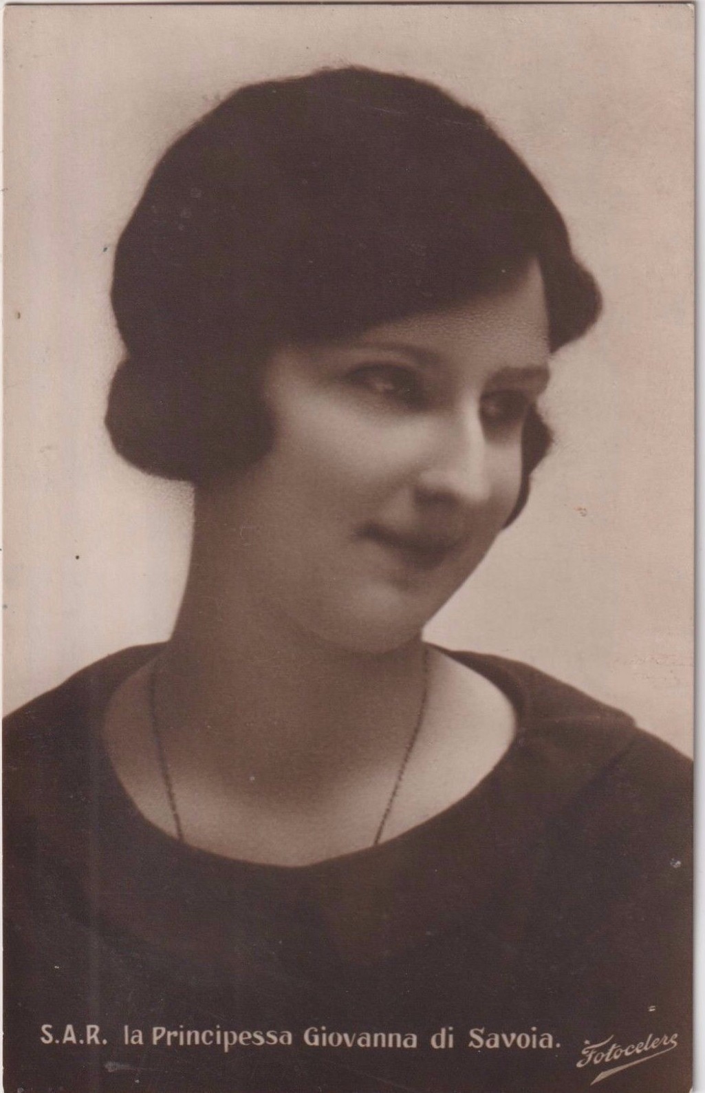 ITALY 1930 S.A.R. THE PRINCESS JOHN OF SAVOY