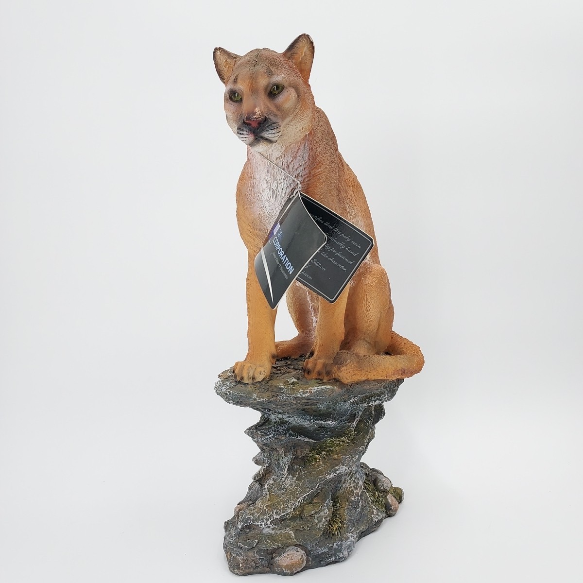 2007 DWK World Of Wonders Mountain Lion Resin Statue Limited Edition 13.5\
