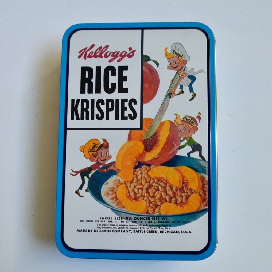 Kellogg\'s Rice Krispies Miniature Ornaments Set of 3 In Tin