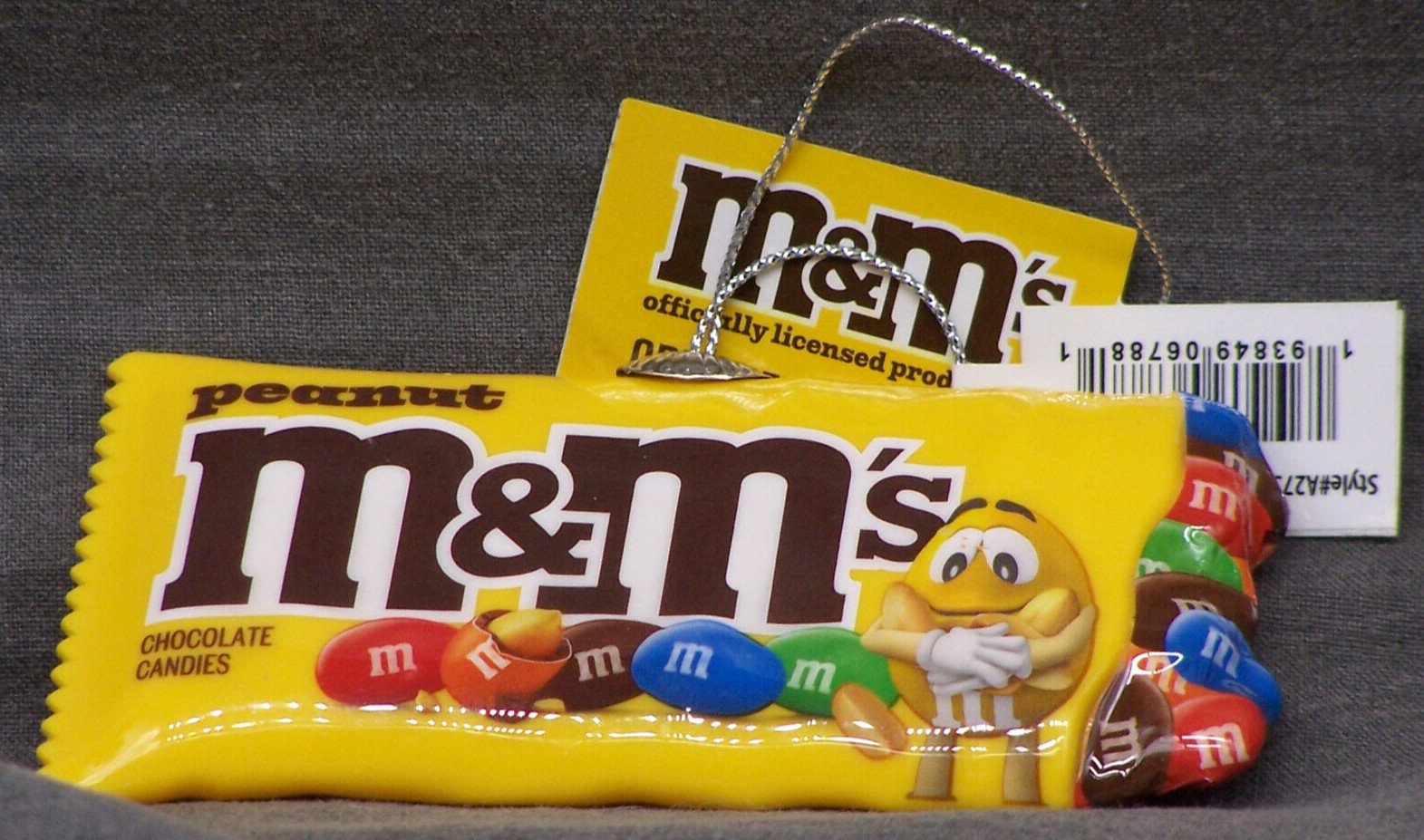 Ruz Christmas Ornaments Peanut M&M's Chocolate Candies Bag Ruz Christmas Ornaments Peanut M&M's Chocolate Candies Bag