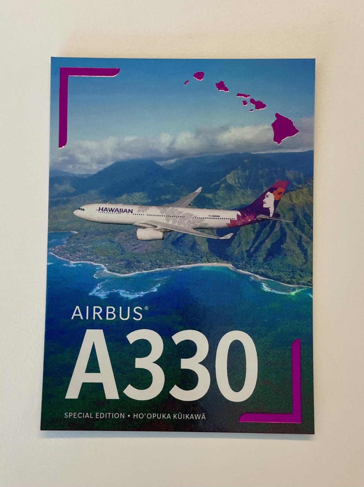 2026 Hawaiian Airlines Pilot Trading Card A330-243 Special Edition /20000