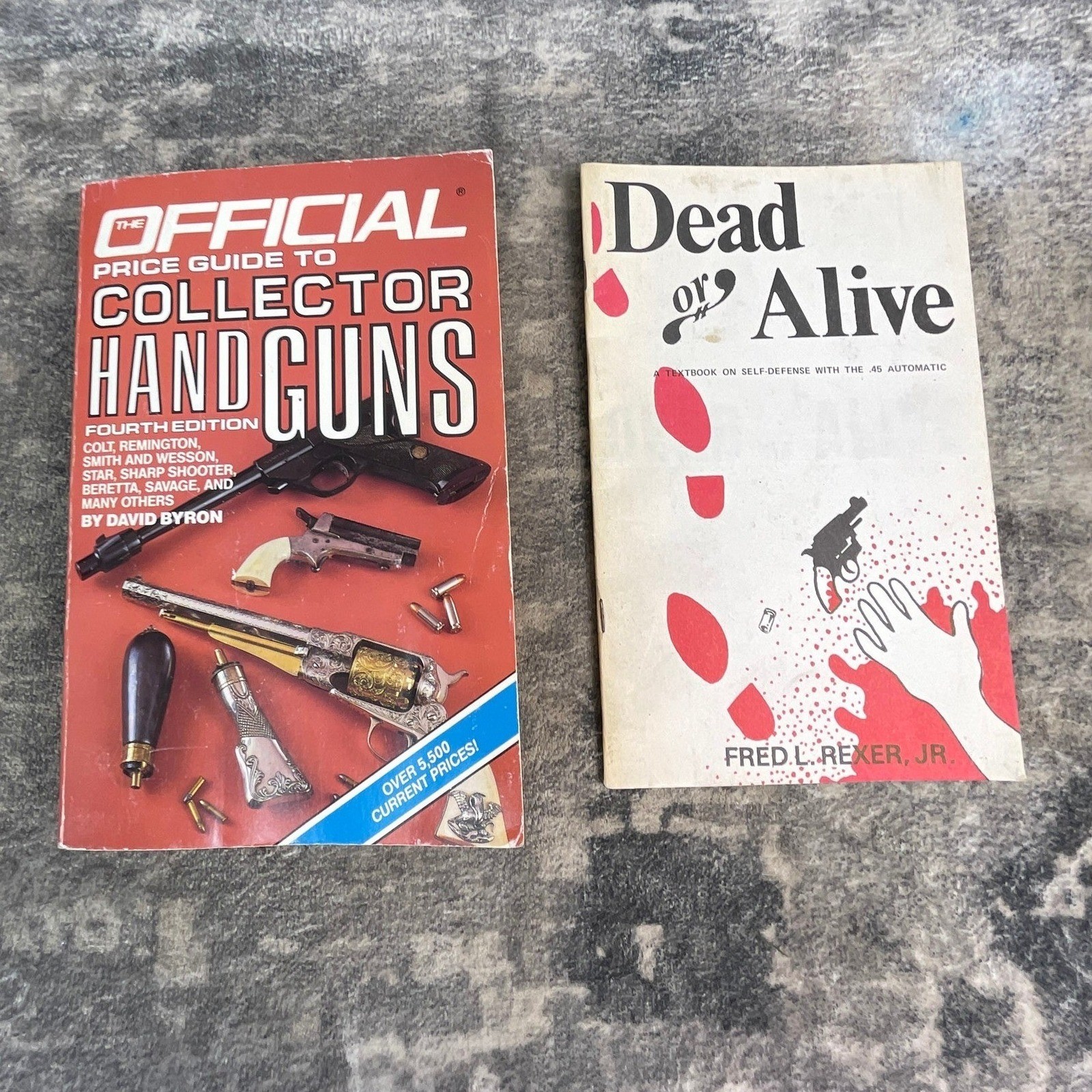 Official Price Guide to Collector Handguns & Dead or Alive .45 Automatic Books