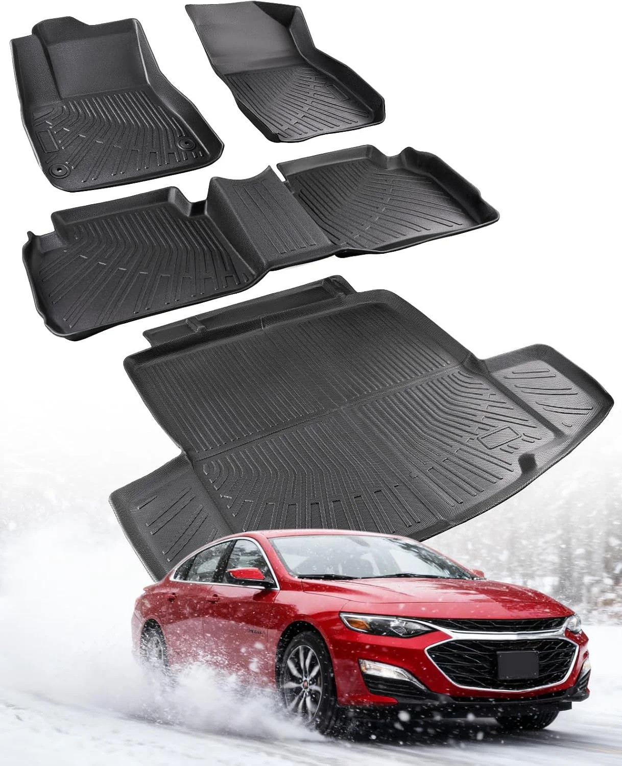 Floor Mats & Cargo Liner for Chevy Chevrolet Malibu 2016-2025 Accessories | Car