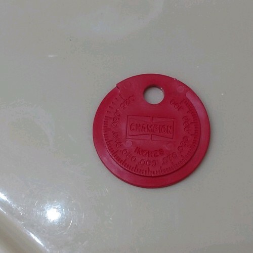  Champion Spark Plug Co. plastic gap tool. NEW,  never used 