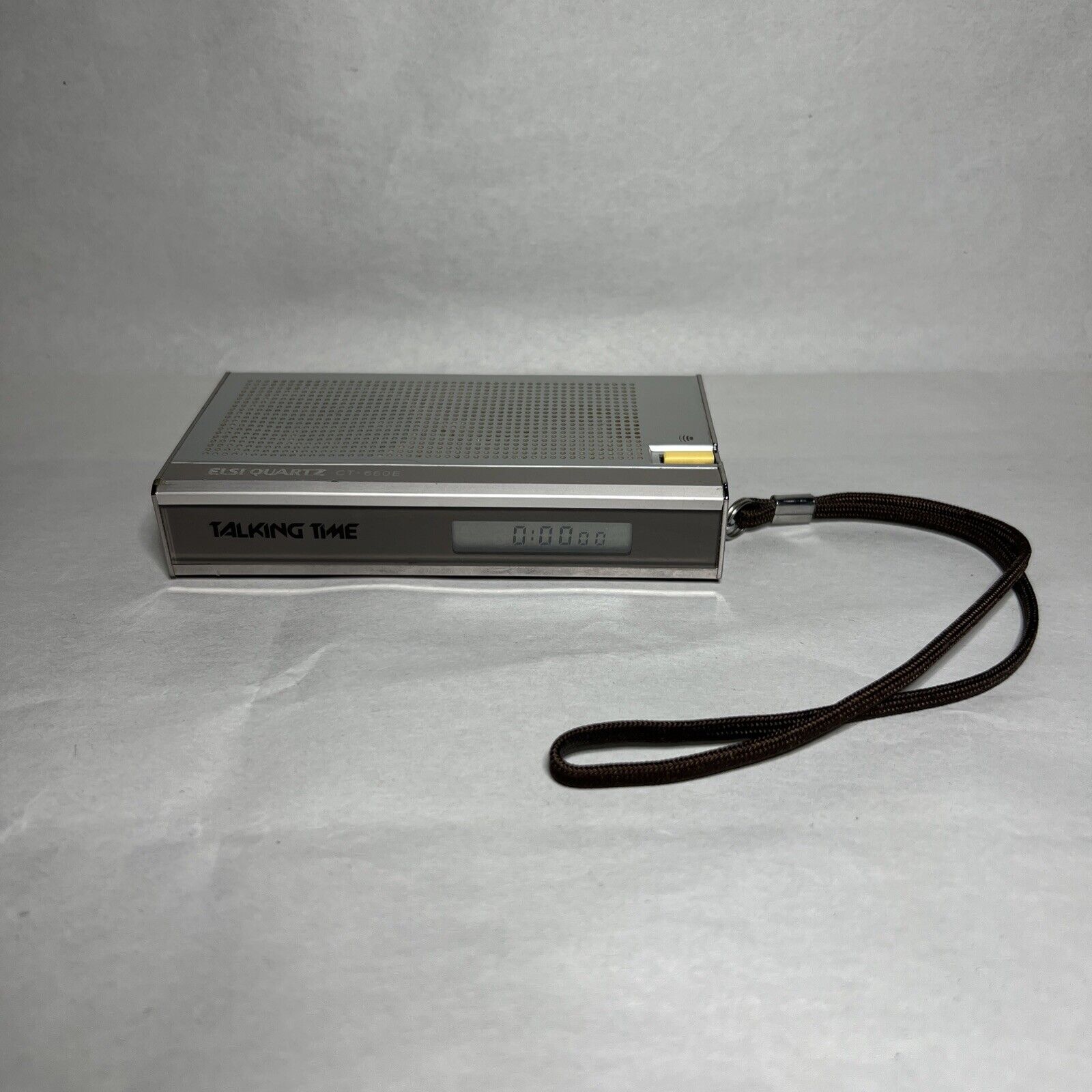 Vintage 1980s Sharp CT-660E Elsi Quartz Talking Time Alarm Clock • Working