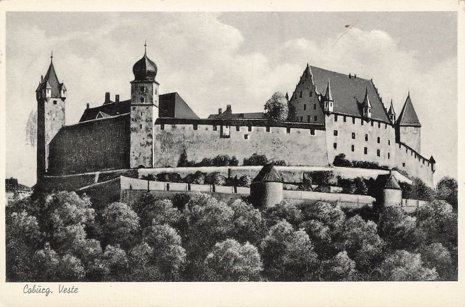 Postcard Coburg (96450), Veste Coburg, photo postcard