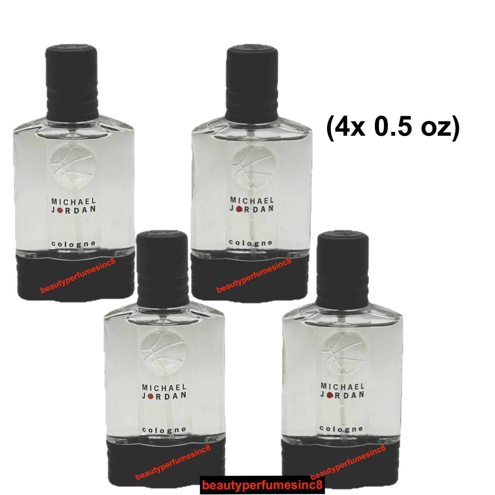 Lot Of 4 - Michael Jordan by Michael Jordan 0.5 oz / 15 ml EDC Spray